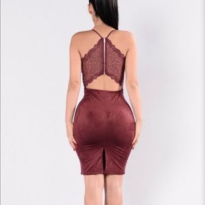 Fashion Nova -Don't Cry Over Spilled Milk Dress